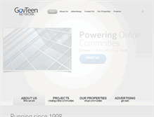 Tablet Screenshot of govteen.org